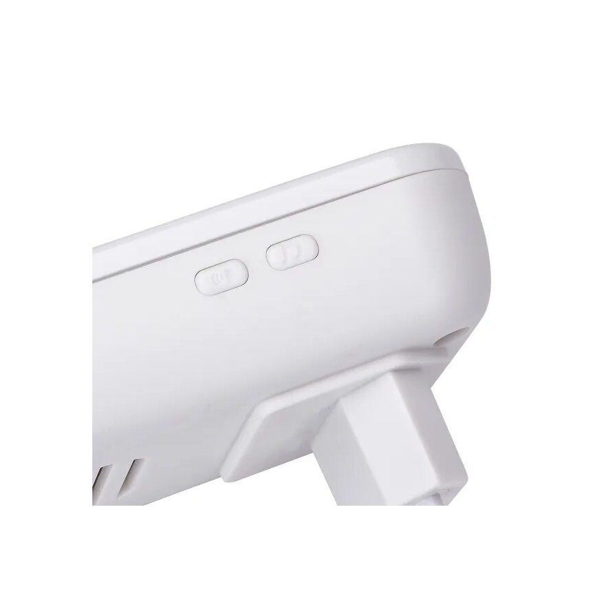 Aigostar - К-кт 2x Безжичен звънец за контакт 230V/12V IP44 бял/черен