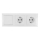 Aigostar - К-кт 2x Домашен контакт с ключ 2x16A/250V