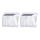 Aigostar - К-кт 2x LED Екстериорна соларна лампа със сензор LED/1,48W/3,7V IP65 1200 mAh