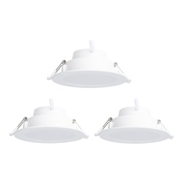 Aigostar - К-кт 3 x LED RGBW Димируема лампа за вграждане MESH LED/6W/230V 2700K-6500K Ø 11,5 см
