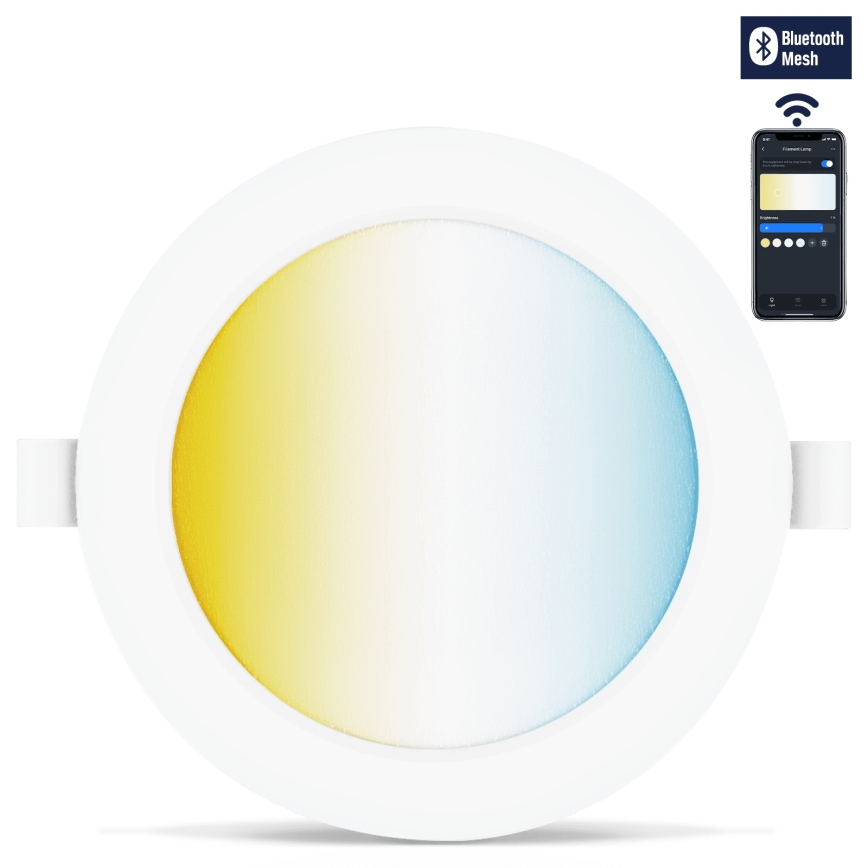 Aigostar - К-кт 3x LED Димируема лампа за вграждане MESH LED/6W/230V 2700K-6500K Ø 11,5 см