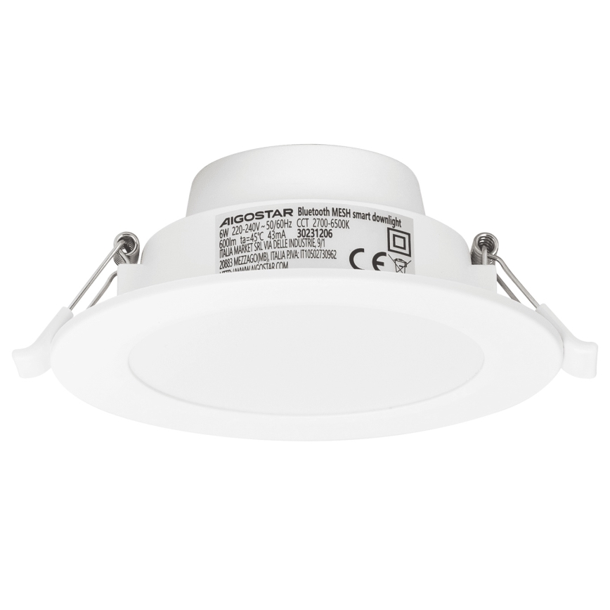 Aigostar - К-кт 3x LED Димируема лампа за вграждане MESH LED/6W/230V 2700K-6500K Ø 11,5 см