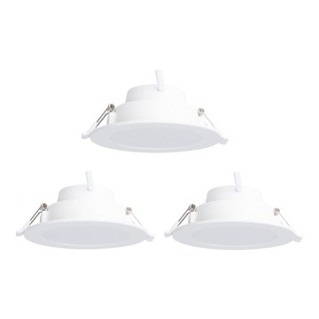Aigostar - К-кт 3x LED RGBW Димируема лампа за вграждане MESH LED/9W/230V 2700K-6500K Ø 14,5 см