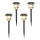 Aigostar - К-кт 4x LED RGB Соларна лампа LED/0,2W/2V IP44