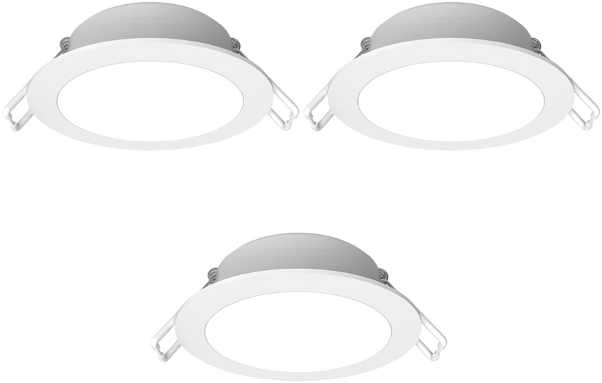 Aigostar - Комплект 3x LED осветление за баня LED/4,8W/230V IP65 бяло