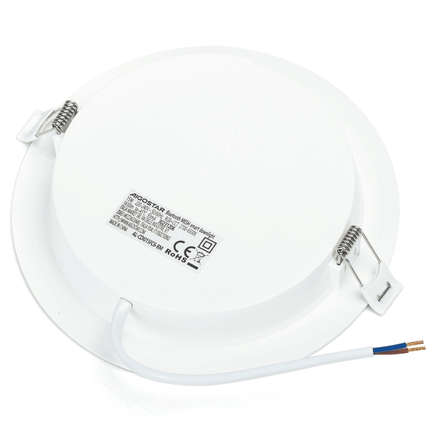 Aigostar - Комплект от 3 бр. димируеми LED RGBW вградени осветителни тела MESH LED/15W/230V 2700K-6500K Ø17 см