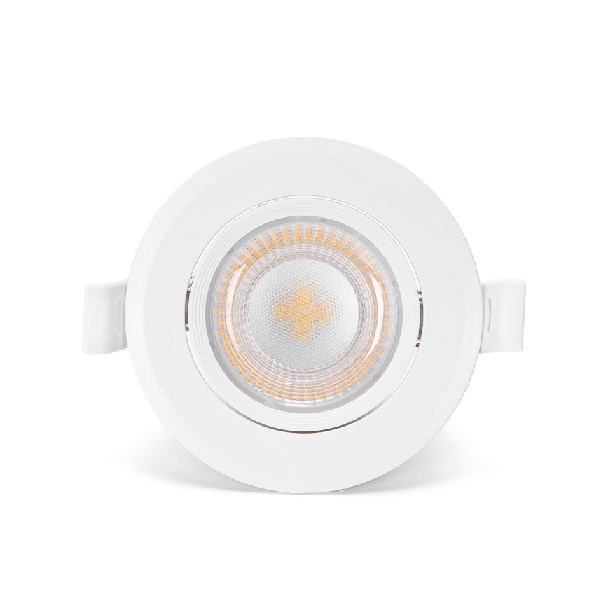Aigostar - Комплект 3x LED вградени осветителни тела LED/5W/230V 3000K с диаметър 8,5 см бяло