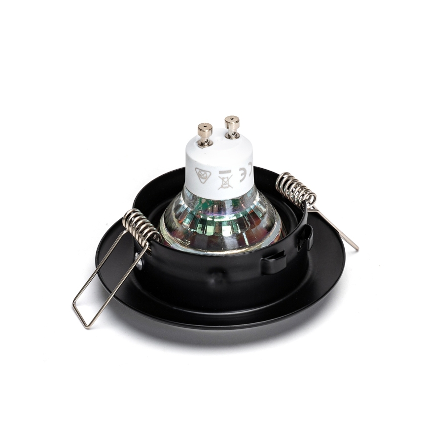 Aigostar - Комплект 3x LED вградено осветително тяло 1xGU10/4,5W/230V 4000K черно