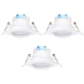 Aigostar - Комплект 3x LED Вградимо осветление LED/5W/230V 6500K пр. 8,5 см бяло