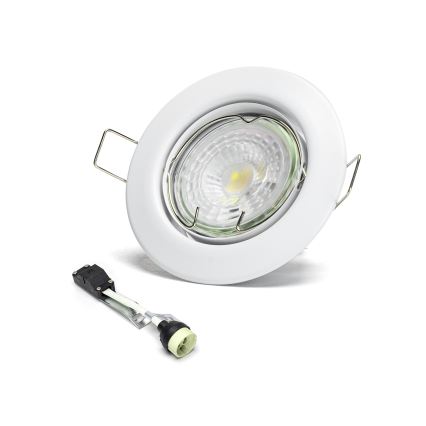 Aigostar - Комплект от 3 LED вградени осветителни тела, 1xGU10/4,5W/230V, 6500K, бели