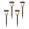 Aigostar - Комплект от 4 бр. LED RGB соларна лампа LED/0,2W/2V 40 mAh IP44