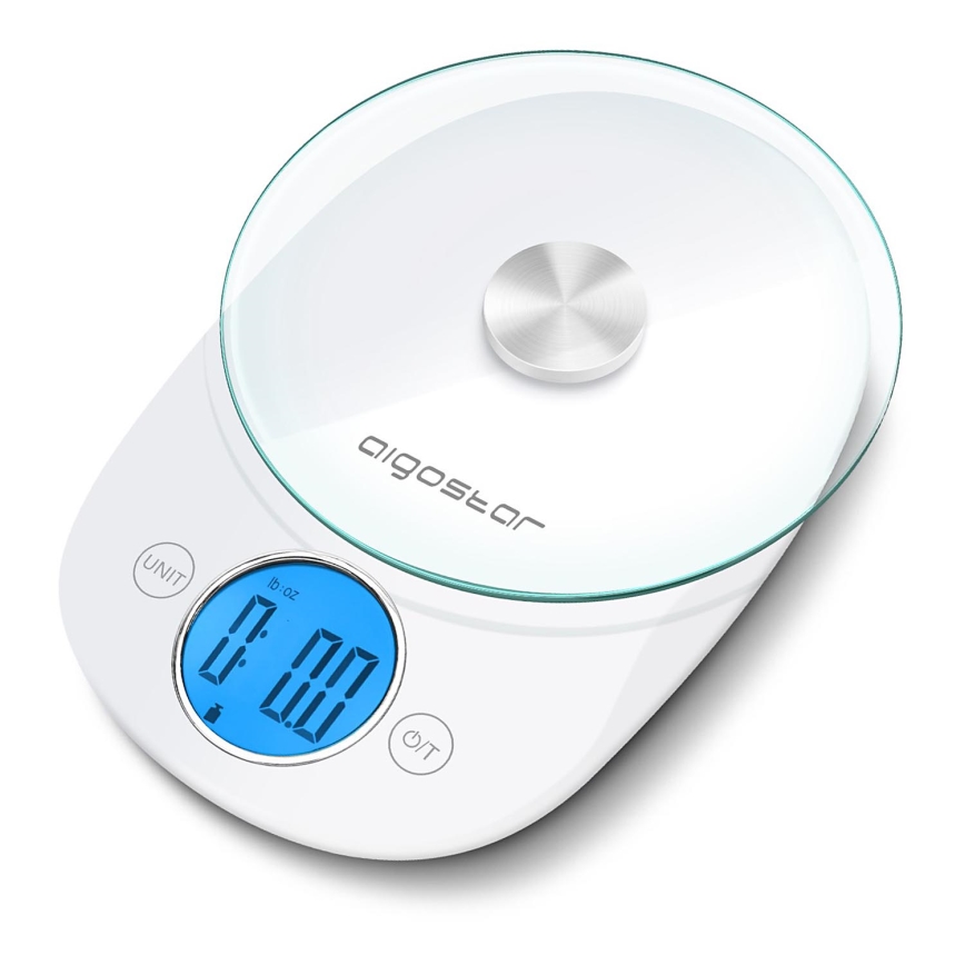 Aigostar - Кухненска везна 2xCR2032 бял