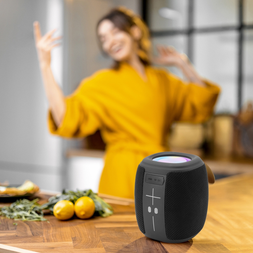 AKAI ABTS-V5 BL - Безжична колонка с микрофон 3W/1200 mAh, синя