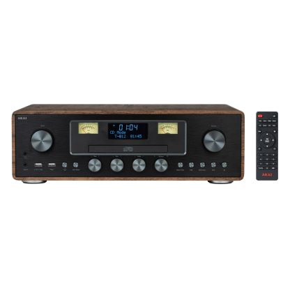 AKAI AM-100 RHAPSODY - Микросистема с CD/FM/DAB/AUX/USB/MP3 40W/230V + дистанционно управление
