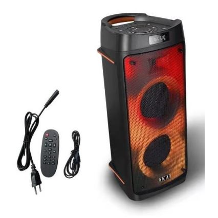 AKAI PARTY BOX 810 - Безжичен високоговорител 65W/230V 5000 mAh + дистанционно управление