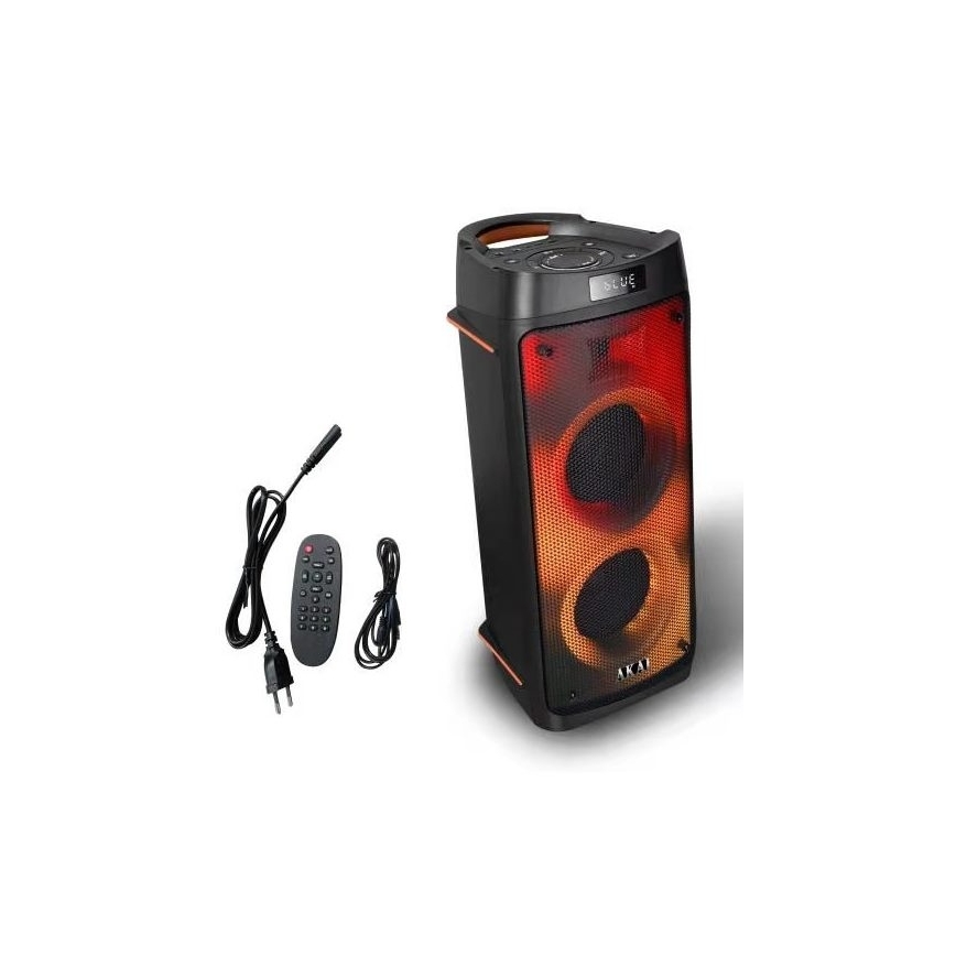 AKAI PARTY BOX 810 - Безжичен високоговорител 65W/230V 5000 mAh + дистанционно управление