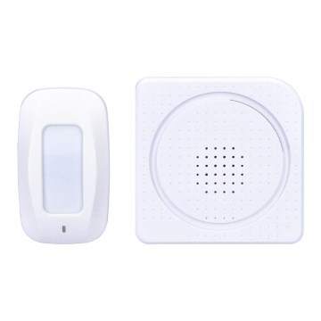 Аларма 230V с безжичен сензор за движение 3xAAA/5V бяла