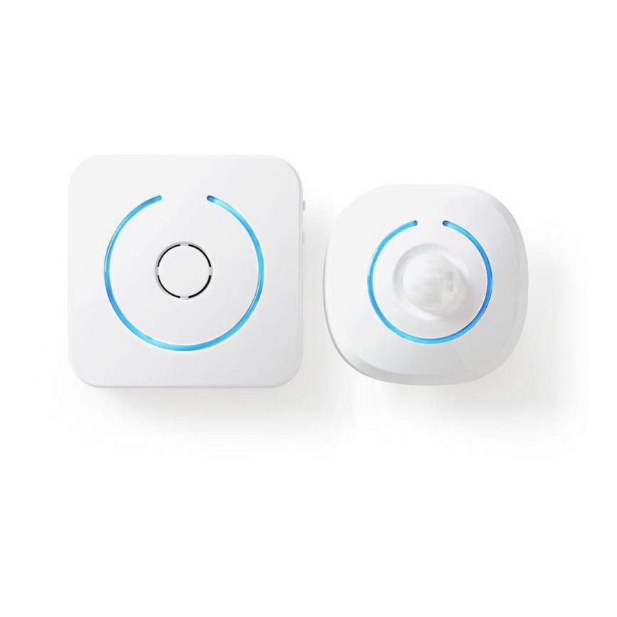 Аларма с безжичен сензор за движение 6xAA бяла