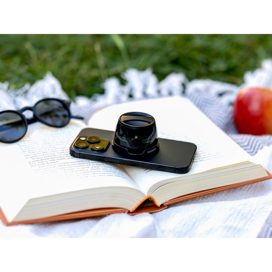 Aligator ABSMB01 - Магнитен високоговорител за MagSafe Mini Beat 400 mAh, черен