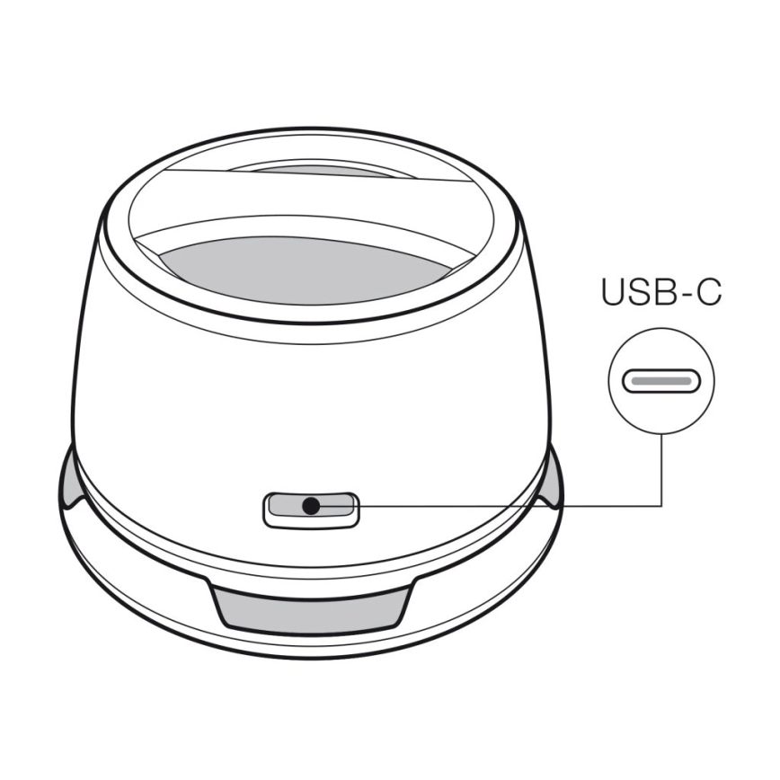 Aligator ABSMB01 - Магнитен високоговорител за MagSafe Mini Beat 400 mAh, черен