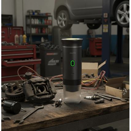 Aligator ACM002 - Преносима акумулаторна кафемашина PortaCaffé 3в1 72W/7500 mAh сива