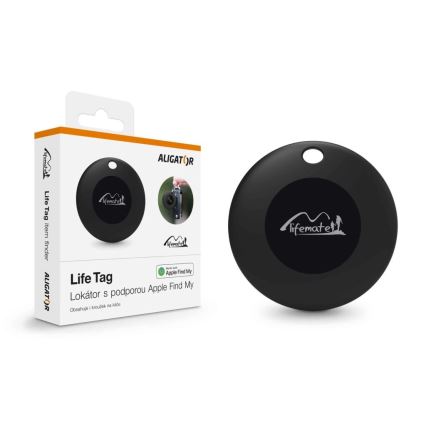 Aligator APD001 - локатор Life Tag 1xCR2032 IP65 черен