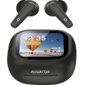 Aligator ATR10BK - Безжични слушалки с преводач 2 в 1 Pods Translate 470 mAh + 2x 40 mAh черни