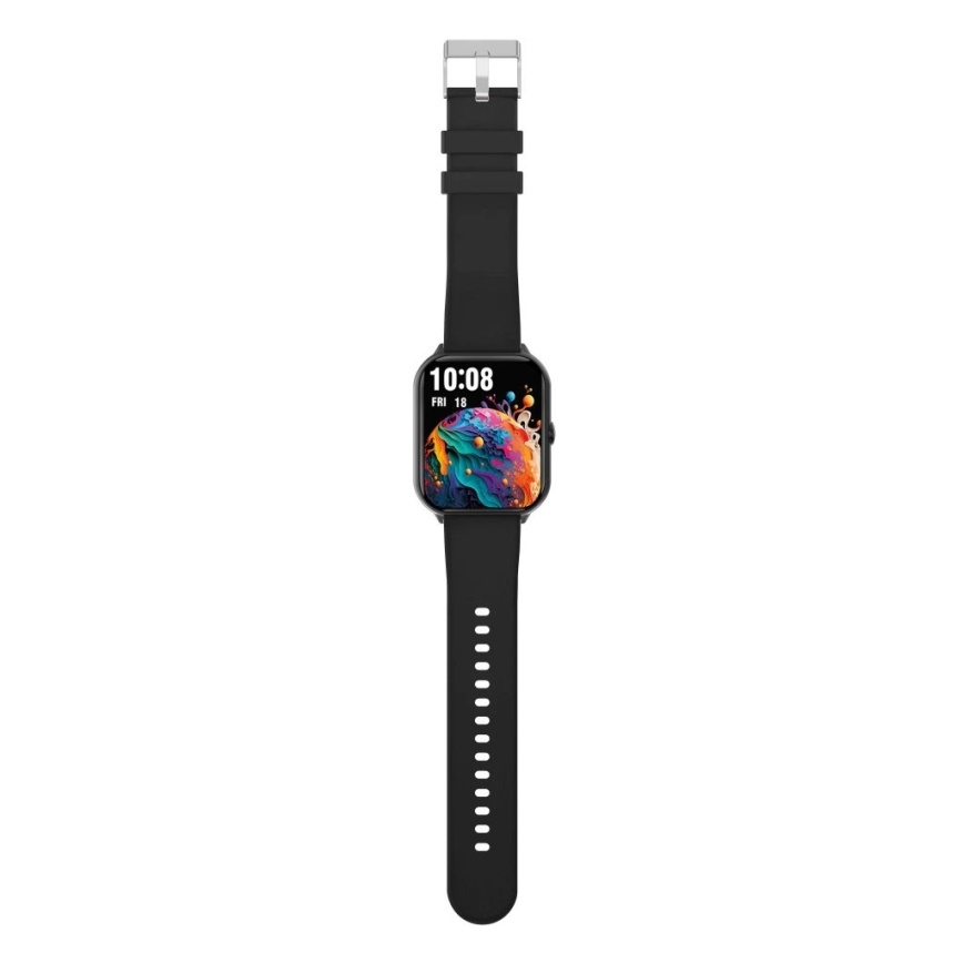 Aligator AW10BK - Смарт часовник Watch GO 220 mAh IP67 черен