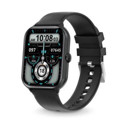 Aligator AW10BK - Смарт часовник Watch GO 220 mAh IP67 черен