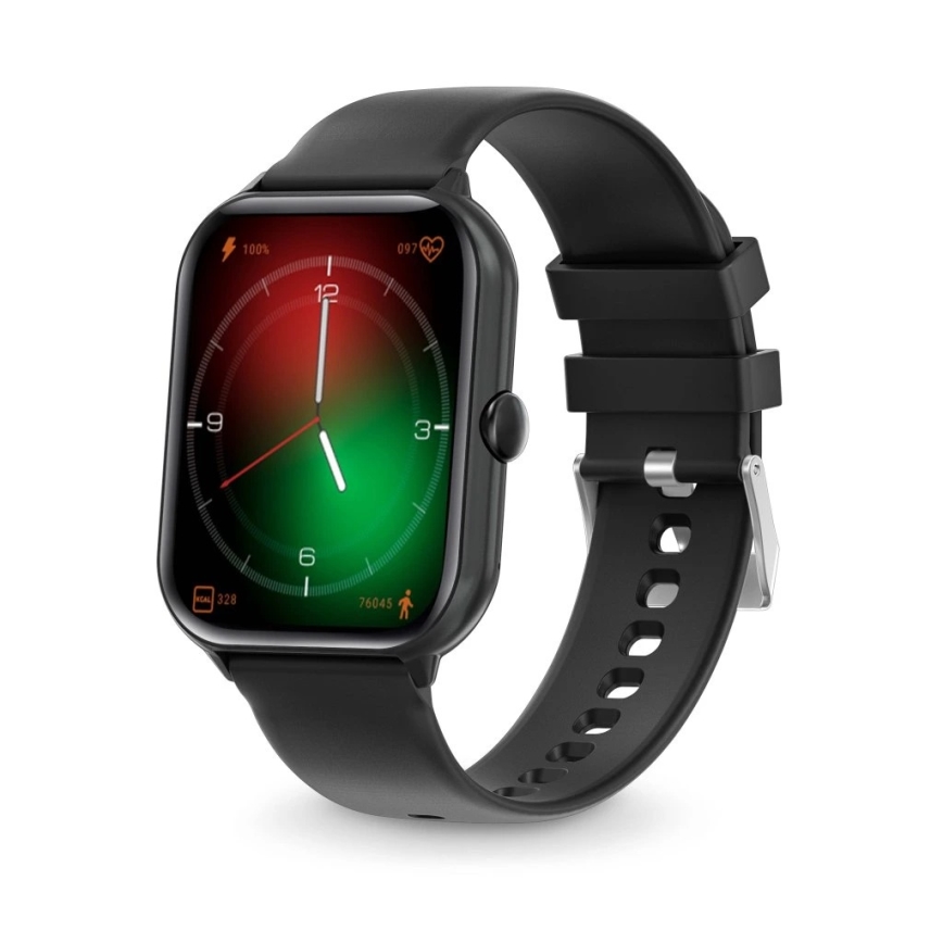 Aligator AW10BK - Смарт часовник Watch GO 220 mAh IP67 черен