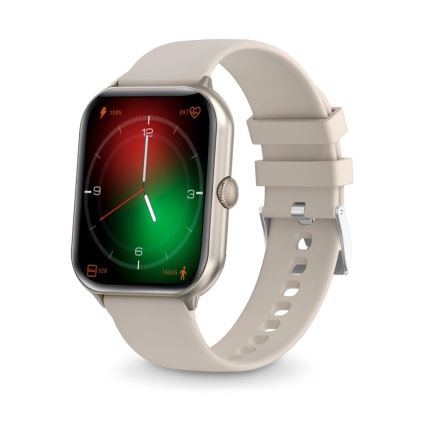Aligator AW10SR - смарт часовник Watch GO 220 mAh IP67 кремав