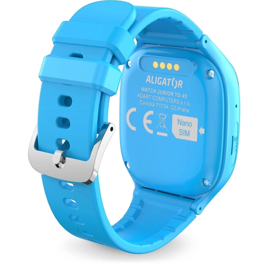 Aligator AW11BE - Смарт часовник Watch Junior 2, 450 mAh, IP67, Wi‑Fi, син