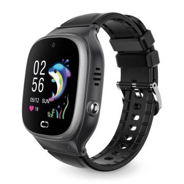 Aligator AW11BK - Смарт часовник Watch Junior 2 450 mAh IP67 Wi-Fi черен