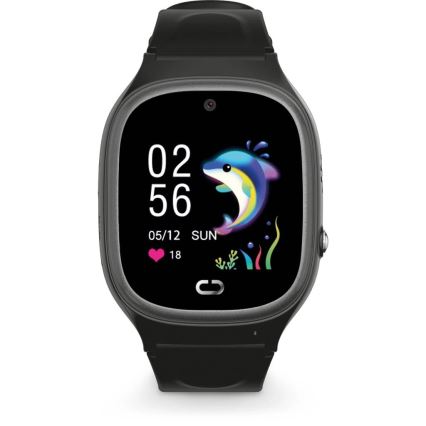 Aligator AW11BK - Смарт часовник Watch Junior 2 450 mAh IP67 Wi-Fi черен