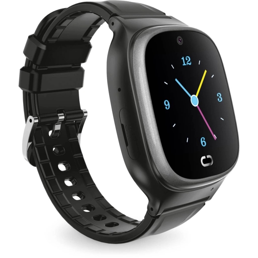 Aligator AW11BK - Смарт часовник Watch Junior 2 450 mAh IP67 Wi-Fi черен