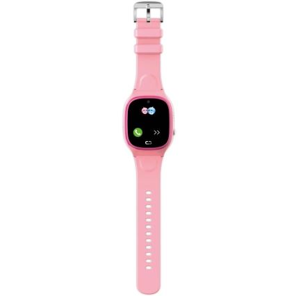 Aligator AW11PK - Смарт часовник Watch Junior 2 450 mAh IP67 Wi-Fi розов