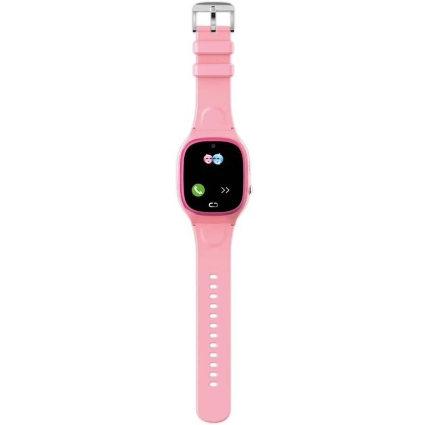 Aligator AW11PK - Смарт часовник Watch Junior 2 450 mAh IP67 Wi-Fi розов