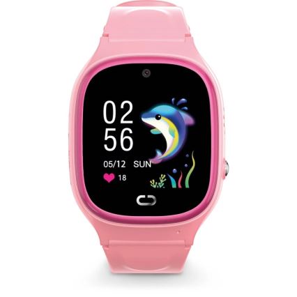 Aligator AW11PK - Смарт часовник Watch Junior 2 450 mAh IP67 Wi-Fi розов