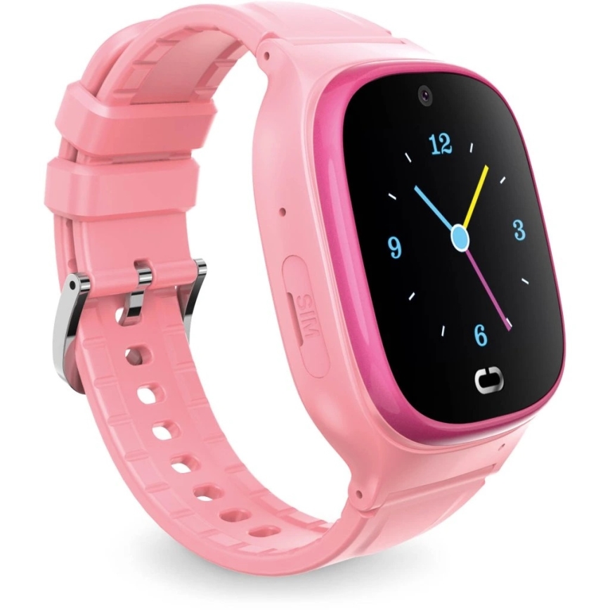 Aligator AW11PK - Смарт часовник Watch Junior 2 450 mAh IP67 Wi-Fi розов