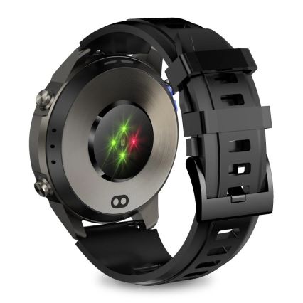 Aligator AW12BK - Смарт часовник с GPS, 500 mAh, IP69K, черен