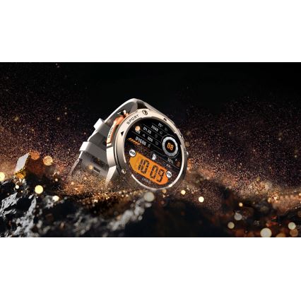 Aligator AW12SR - смарт часовник с GPS, 500 mAh батерия, IP69K, сребрист