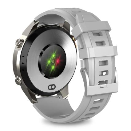 Aligator AW12SR - смарт часовник с GPS, 500 mAh батерия, IP69K, сребрист