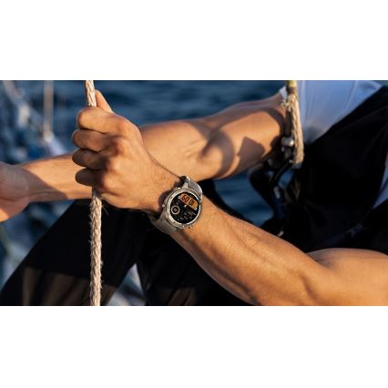 Aligator AW12SR - смарт часовник с GPS, 500 mAh батерия, IP69K, сребрист