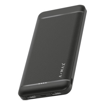 Aligator AX0003 - Външна батерия A-MAX 10000 mAh 3,7V черна