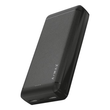 Aligator AX0004 - Външна батерия A-MAX 20000 mAh 3,7V черна