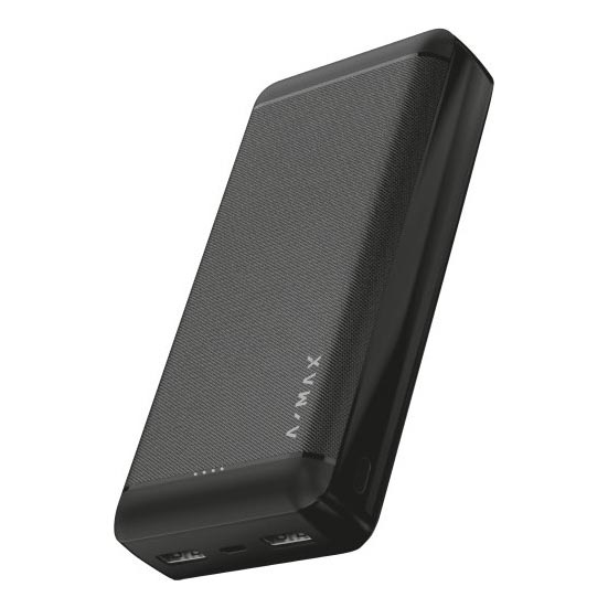 Aligator AX0004 - Външна батерия A-MAX 20000 mAh 3,7V черна