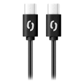 Aligator DATKP58 - USB кабел USB-C към USB-C, 65 W Power Delivery, 2,5 m, черен
