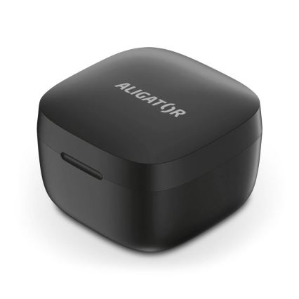 Aligator TWS05 - Безжични слушалки Pods LITE 200 mAh + 2x 30 mAh, черни