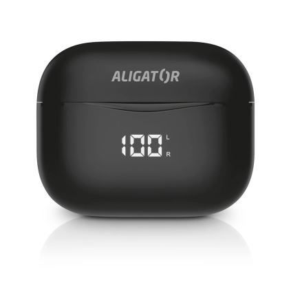 Aligator TWS06 - Безжични слушалки Pods PRO 3 200 mAh + 2x 30 mAh черни