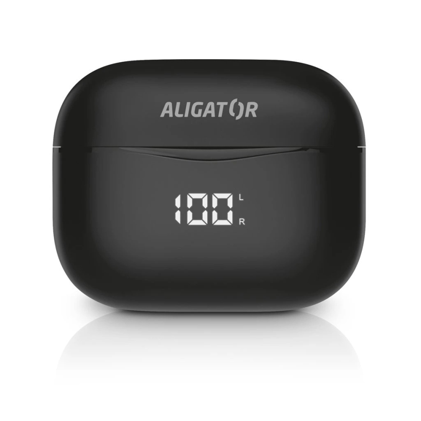 Aligator TWS06 - Безжични слушалки Pods PRO 3 200 mAh + 2x 30 mAh черни